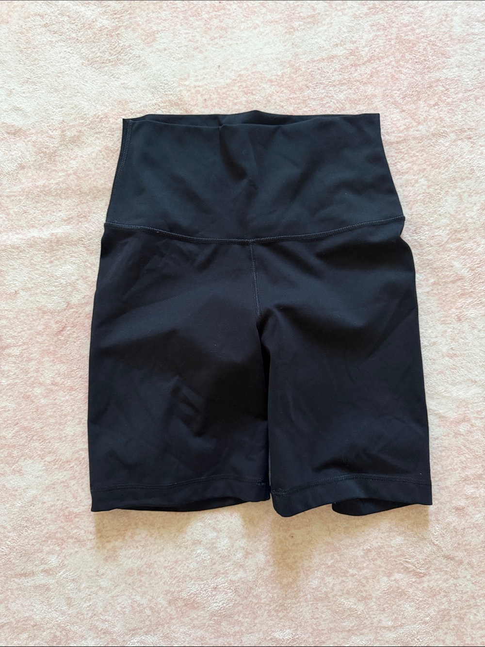 Yogalicious High-Waist Black Stretch Bike Shorts
